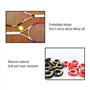 Juleioube Lot de 6 amortisseurs multifonctionnels en caoutchouc pour raquette de tennis et squash