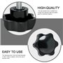 HUSABEJAIN Lot de 8 boutons de poignée M8 x 40 en forme d'étoile - Vis à tête moletée - Filetage mâle métrique - Pour support