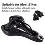 BuuyyBann Lot de 2 colliers de serrage pour tige de selle de vélo en acier carbone noir 25 mm