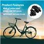 BuuyyBann Lot de 2 colliers de serrage pour tige de selle de vélo en acier carbone noir 25 mm