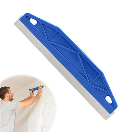 Grattoir de peinture en acier inoxydable multi-usage pour papier peint à bords droits pour peinture et réparation de papier pein