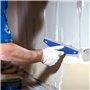 Grattoir de peinture en acier inoxydable multi-usage pour papier peint à bords droits pour peinture et réparation de papier pein