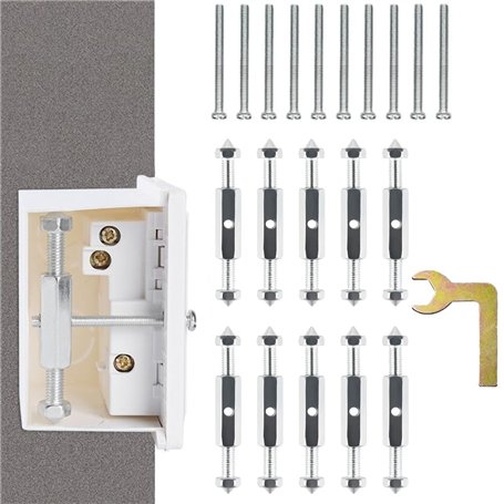 Lot de 21 tiges de support de vis de cassette de type 86 - Dispositif de réparation de cassette réglable - Boîte de commutation