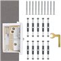 Lot de 21 tiges de support de vis de cassette de type 86 - Dispositif de réparation de cassette réglable - Boîte de commutation
