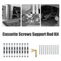Lot de 21 tiges de support de vis de cassette de type 86 - Dispositif de réparation de cassette réglable - Boîte de commutation 