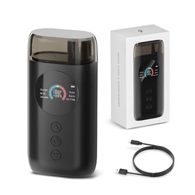 Enya Smart Automatic Guitar Tuner ST1 Écran LCD couleur – Métronome et manivelle à cordes – Pour guitare électrique