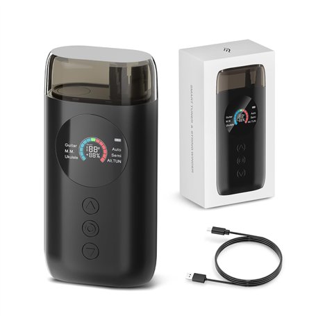Enya Smart Automatic Guitar Tuner ST1 Écran LCD couleur – Métronome et manivelle à cordes – Pour guitare électrique