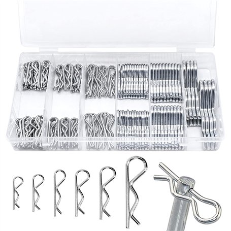 150 Pièces Goupilles Fendues R Clips