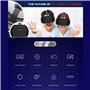 Edinber Lunettes de réalité virtuelle 3D - Montées sur la tête - Compatibles avec les smartphones Android, Windows et iOS de 3,5