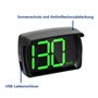 GERUI Tachymètre numérique de voiture - Écran HUD Head Up 2,8" KM/H - Tachymètre avec puce GPS - Affichage de la vitesse pour to