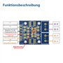 Lot de 8 modules de moteur L9110S DC - Double contrôleur de moteur CC - Pont H 2,5-12 V - Peut alimenter simultanément un moteur