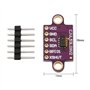 GERUI Lot de 4 capteurs de distance VL53L0X - Mesure de la distance de vol ToF - Module de détection laser 940 nm - Port série P