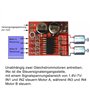 Lot de 10 mini modules de platine d'entraînement à 2 voies CC L298N, 1,5 A avant et arrière, contrôle de la vitesse PWM, double 