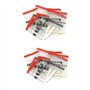 Schottky Lot de 200 diodes de redresseur en ligne 8 Spécifications 1N4148 1N4007 FR107 FR207 1N5819 1N5408 1N5399 1N5822