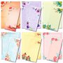 Lot de 48 feuilles de papier à lettre A4 100 g/m² avec 24 enveloppes auto-scellantes - Compatible avec les imprimantes - couleur