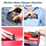 EasY Magnifier Petite Loupe de Lecture Poche 3.0X avec Lumière LED; Mini Loupe Eclairante Frontale pour Malvoyant, Lentille Loup