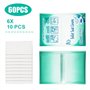 MAIYADUO 60 Protection Cuvette Toilette Jetable - Protège Cuvette WC Jetable - Housse de Siege de Toilette WC Jetable - Emballag