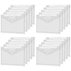 20PCS Pochettes Plastiques Perforées A4