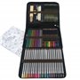 métallique crayons de couleur et materie