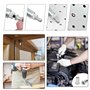 Pxyelec Lot de 100 M5 5 mm à tête plate en aluminium Rivet Écrou aveugle Insert Écrou