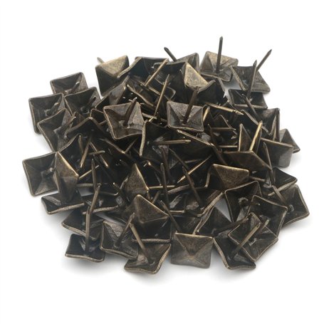 Pxyelec Lot de 50 clous carrés de style vintage pour ameublement 14 x 20 mm