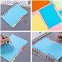 SamHeng A6 Recharge de Papier Kit, Agenda Hebdomadaire Calendrier Mensuel Planificateur Budgétaire pour Classeur à 6 Anneaux, 20