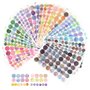 SamHeng 1872 Pièces Coloré Autocollants à Points Ronds