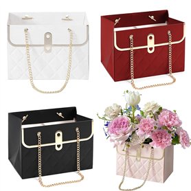 Lot de 4 sacs d'emballage floraux portables