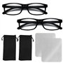DAZZLUXE Ensemble de 2 lunettes de lecture