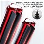 KSBBHDS Lot de 4 bandes d'essuie-glace de rechange en caoutchouc sans os 800 mm pour voitures privées, bus, camions