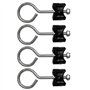 HDGSAFD Lot de 4 vis de Trampoline - Accessoires de Rechange - Vis de sécurité pour Trampoline - Vis circulaires pour Trampoline