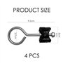 HDGSAFD Lot de 4 vis de Trampoline - Accessoires de Rechange - Vis de sécurité pour Trampoline - Vis circulaires pour Trampoline