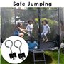 HDGSAFD Lot de 4 vis de Trampoline - Accessoires de Rechange - Vis de sécurité pour Trampoline - Vis circulaires pour Trampoline