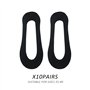 DHSBGWSX Lot de 10 paires de chaussettes antidérapantes en soie glacée - Chaussettes traditionnelles pour femme - Chaussettes de
