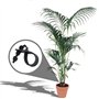 DHSBGWSX Lot de 4 attaches de jardin - Outils de liaison pour arêtes de poisson - Liens de lissage pour grands arbustes, arbres 