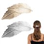 Lot de 2 barrettes à cheveux pour femme, 1 sac de rangement noir, pinces à cheveux en métal, accessoires de cheveux, accessoires