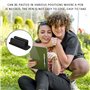 ZBHDEYG Lot de 6 clips pour stylo noirs - Anneau de stylo autocollant en silicone élastique - Porte-stylo autocollant - Clip mul