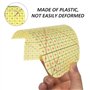 Lot de 2 règles de couture - 40 aiguilles de positionnement - Accessoire de couture - Règle de repassage manuelle - Outil compac