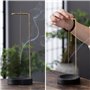 Brûleur d'Encens en Bois avec 2 Bâtons - Porte-Encens Rond pour Usage Domestique