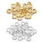 Lot de 200 Perles Intercalaires en Métal pour Bracelets