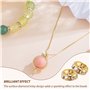 Lot de 200 Perles Intercalaires en Métal pour Bracelets, Accessoires de Bricolage, Fabrication de Bijoux - Perles en Diamant et 