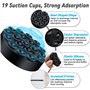 Zikenis Tapis Anti Vibration Machine a Laver Universel Universel, 4 Pièces Tampon en Silicone Tapis Machine à Laver Anti Vibrati