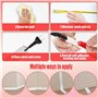 Goulotte Passe Cable, 1M Auto-adhésif Cache Cable TV Mural, Type D 14 mm x 10 mm Blanc Goulotte de câble, Cache Cable Sol Flexib