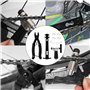 Sprifityy Jeu d’Outils chaîne vélo,Pince de Verrouillage de chaîne de vélo, pour Outils de chaîne de vélo à 6-12 Compartiments, 