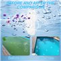 Zikenis Balles filtrantes Piscine 700 g,Balles filtrantes pour systèmes de Filtration à Sable,MéDia Filtre à Fibres pour Piscine