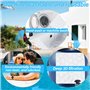 Zikenis Balles filtrantes Piscine 700 g,Balles filtrantes pour systèmes de Filtration à Sable,MéDia Filtre à Fibres pour Piscine