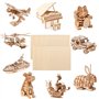 Zikenis 20 Pièces A4 contreplaqué 3mm tilleul,300 x 210 x 3.5 mm contreplaqué multicouche,3mm basswood plywood,Panneau Feuille D