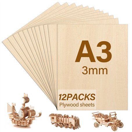 Pavlleen 12 Pièces Contreplaqué