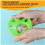 Lot de 4 attrape-poils en silicone pour enlever les poils des animaux domestiques dans le sèche-linge et la machine à laver