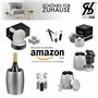 SWISSHOME Grand cendrier XL avec couvercle pour l'intérieur et l'extérieur Avec cendrier de poche – L'original